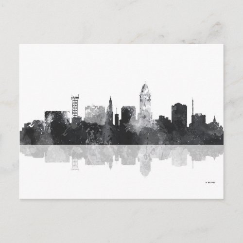 LINCOLN NEBRASKA SKYLINE POSTCARD