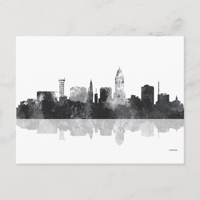 LINCOLN, NEBRASKA SKYLINE POSTCARD (Front)