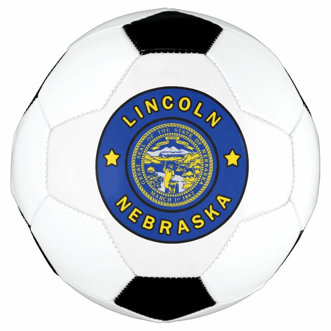 Lincoln Nebraska Soccer Ball (Front)
