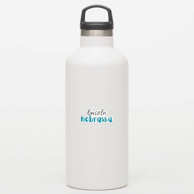 Lincoln Nebraska Sticker (Waterbottle)