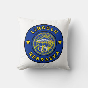 Lincoln Nebraska Throw Pillow