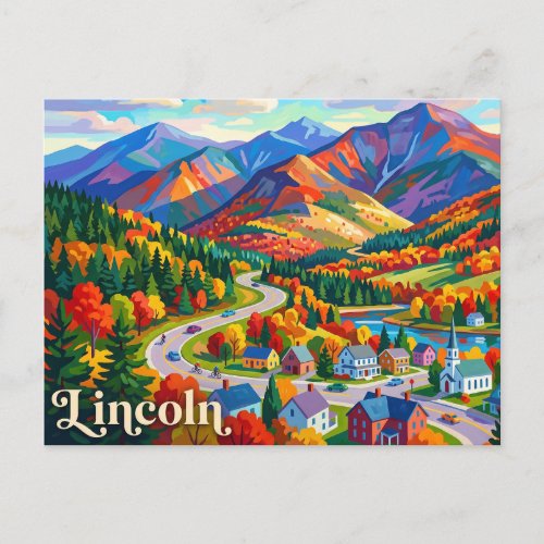 Lincoln, New Hampshire, United States Postcard