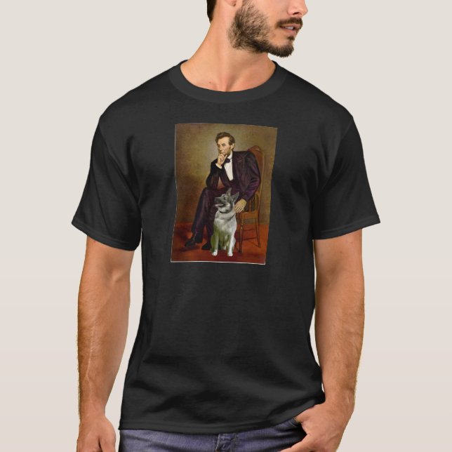 Lincoln - Norwegian Elkhound T-Shirt (Front)