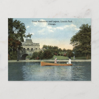 Lincoln Park, Chicago 1915 Vintage Postcard