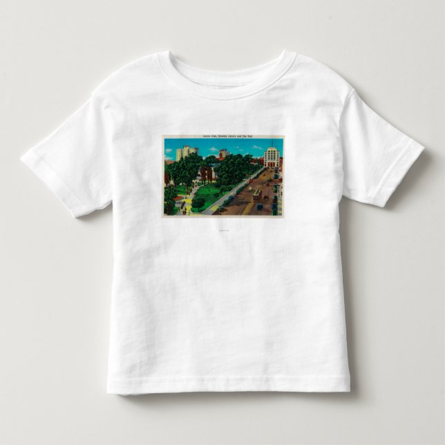 Lincoln Park showing Library & City Hall Toddler T-shirt (Front)