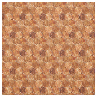 Lincoln penny/pennies copper US coin, penny fabric