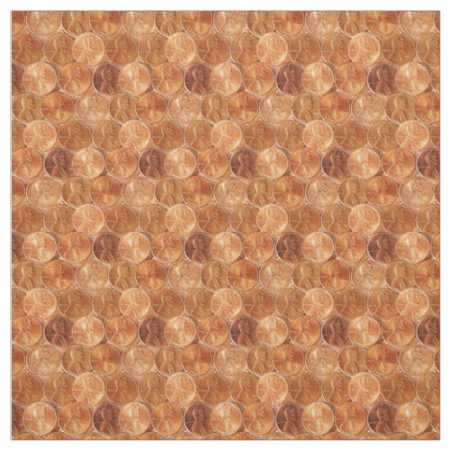 Lincoln pennypennies copper US coin penny fabric