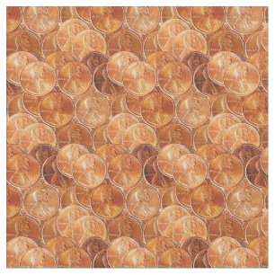 Lincoln penny/pennies copper US coin,penny fabric2 Fabric