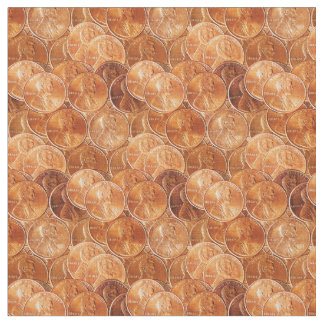 Lincoln penny/pennies copper US coin,penny fabric2 Fabric