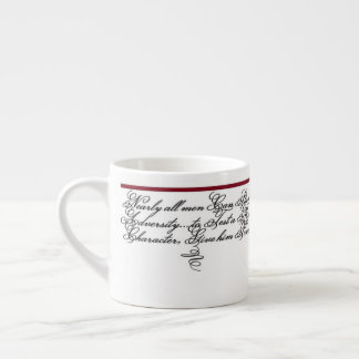 Lincoln Quote - Power 90s Style Espresso Cup