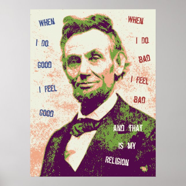 Lincoln Religion Poster (Front)