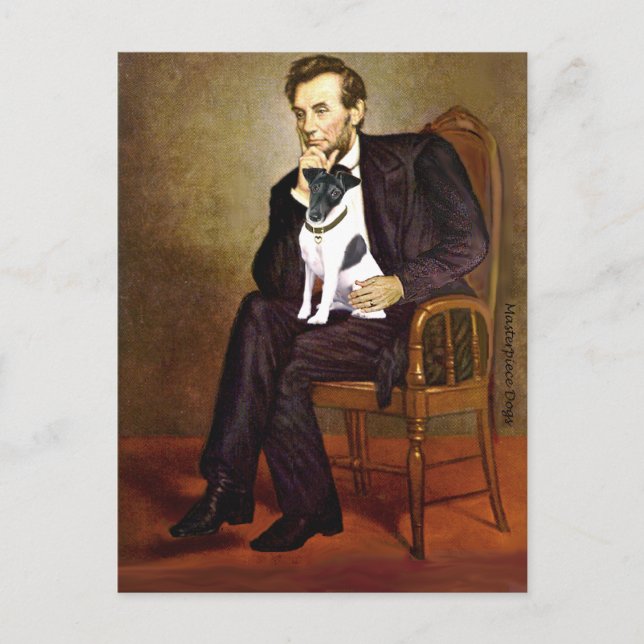 Lincoln -Smooth Fox Terrier 1 Postcard (Front)