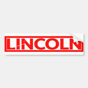 Lincoln Stamp Bumper Sticker
