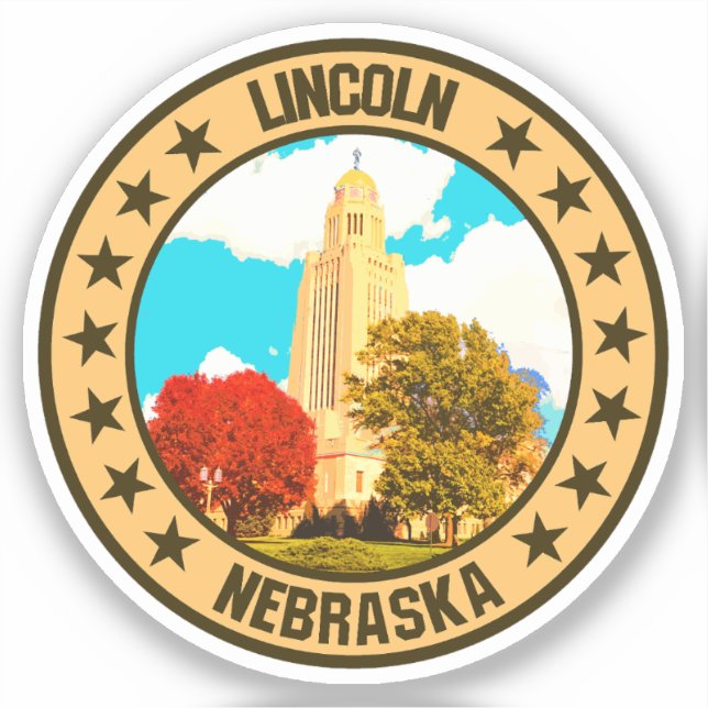 Lincoln                                            sticker (Front)