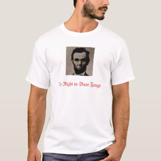 Lincoln The Right to Bear Fangs T-Shirt