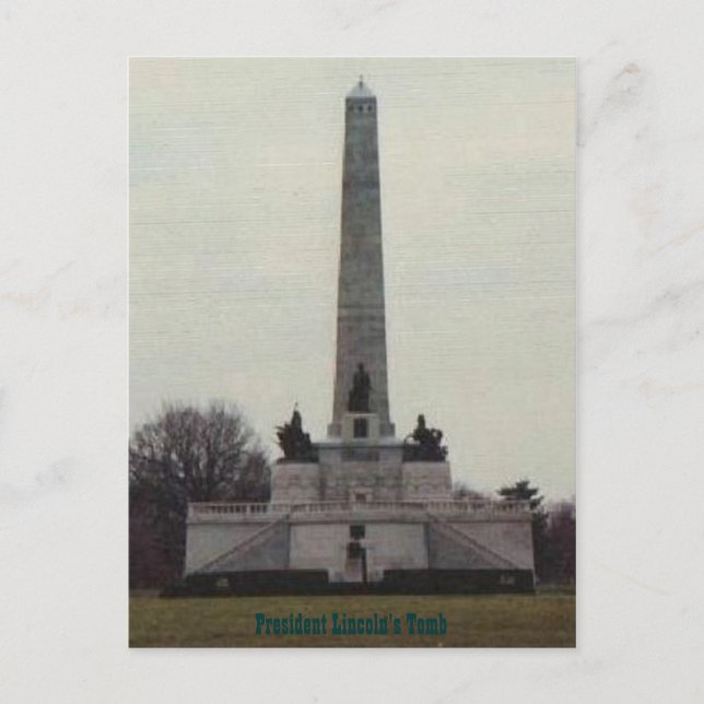 Lincoln's Memorial-Upclose Postcard (Front)