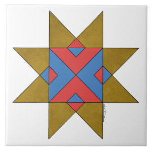 Lincolnshire Auseklis Witch Mark Ceramic Tile