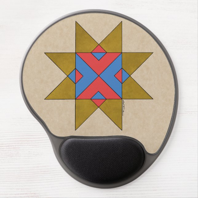 Lincolnshire Auseklis Witch Mark Gel Mouse Pad (Front)