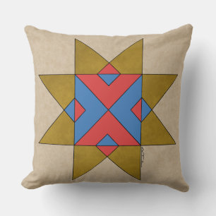 Lincolnshire Auseklis Witch Mark Throw Pillow
