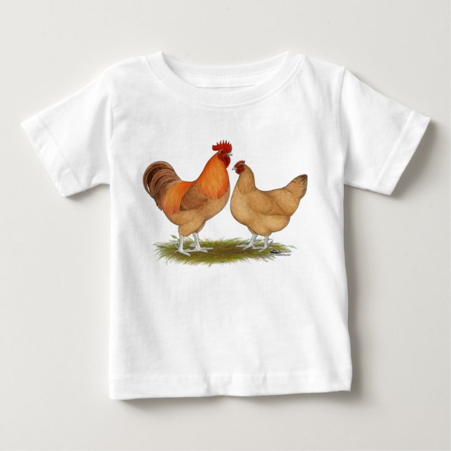 Lincolnshire Buff Chickens Baby T-Shirt (Front)