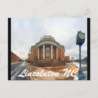 Lincolnton NC Postcard