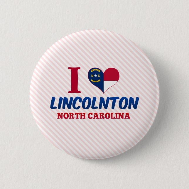 Lincolnton, North Carolina Button (Front)