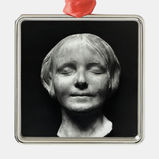 L'Inconnue de la Seine' Metal Ornament (Front)