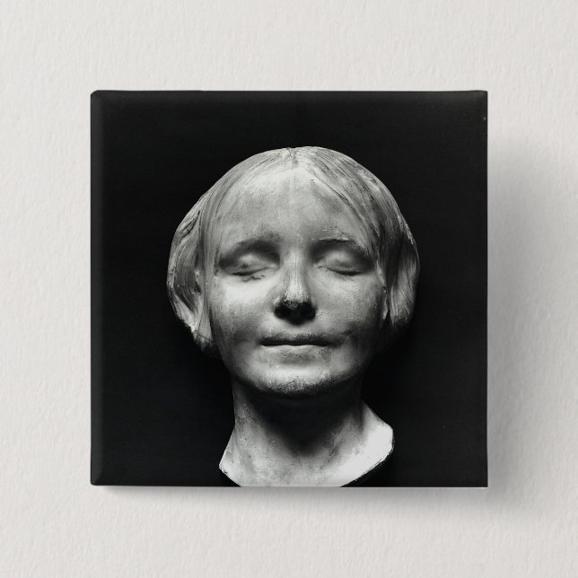 L'Inconnue de la Seine' Pinback Button (Front)