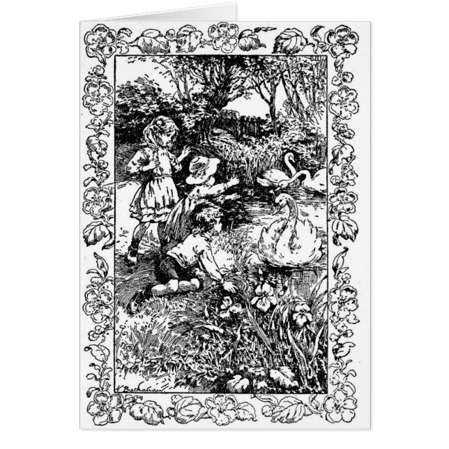 Linda and The Swan Cards (Front)