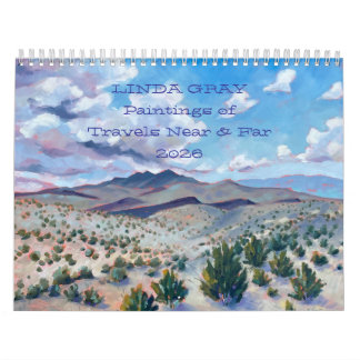 Linda Gray 2026 Calendar Paintings of Travels