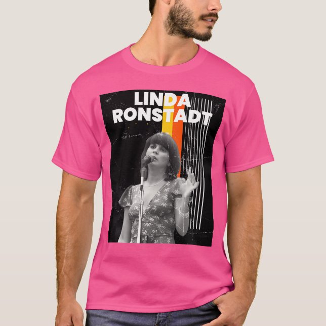 Linda Ronstadt 1946 Pin T-Shirt (Front)
