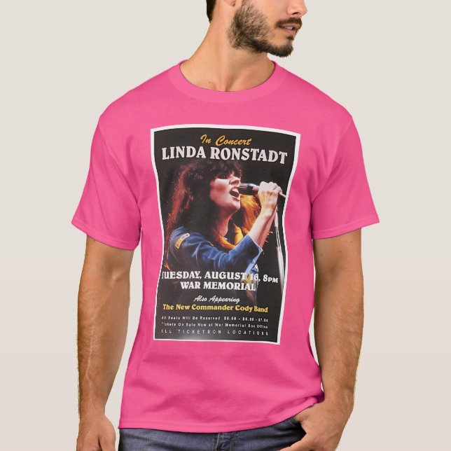Linda Ronstadt In Concert 70S T-Shirt (Front)