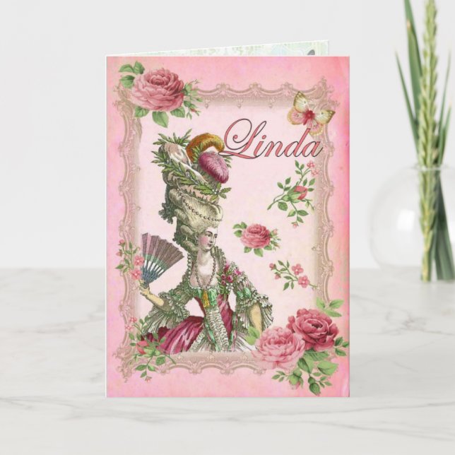 linda roses note card (Front)