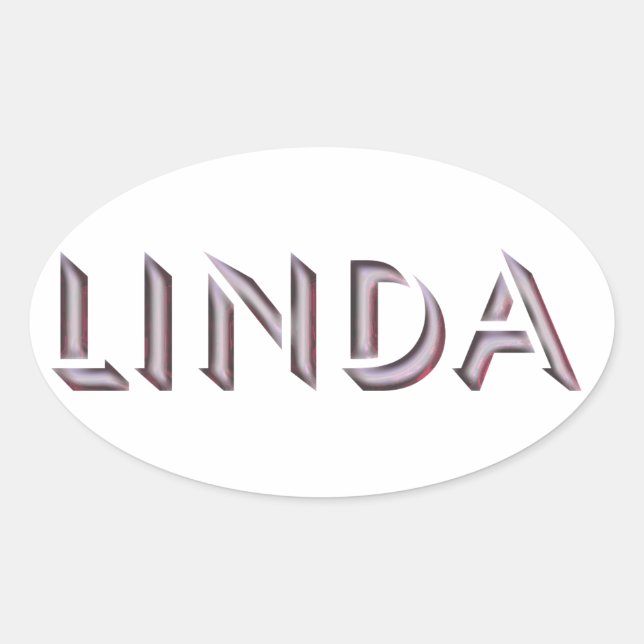 Linda sticker name (Front)