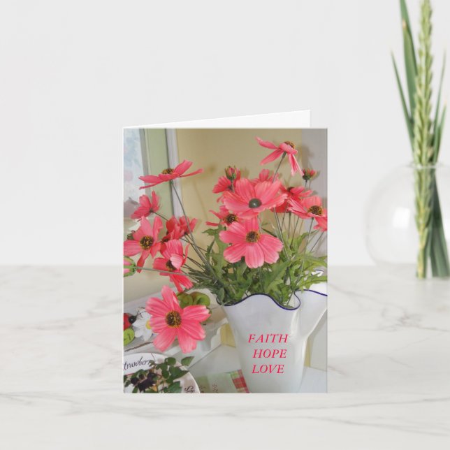 Linda's Bouquet, Inspirational Card (Front)