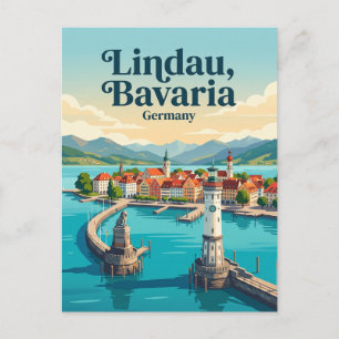 Lindau Germany Postcard