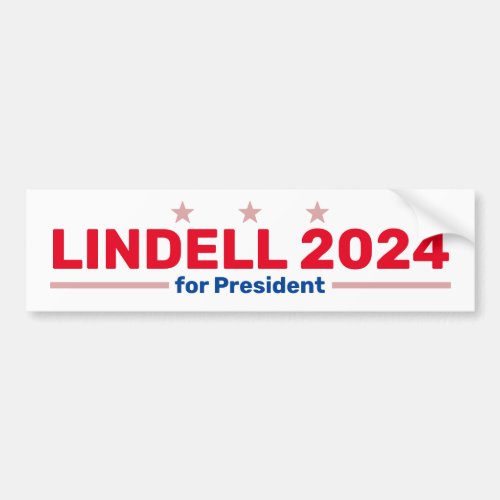 Lindell 2024 bumper sticker
