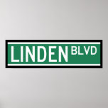 Linden Boulevard Sign at Zazzle