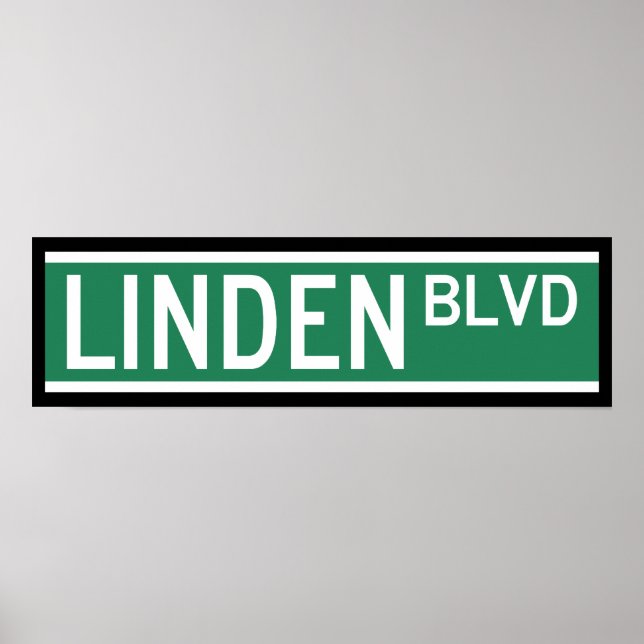 Linden Boulevard Sign (Front)