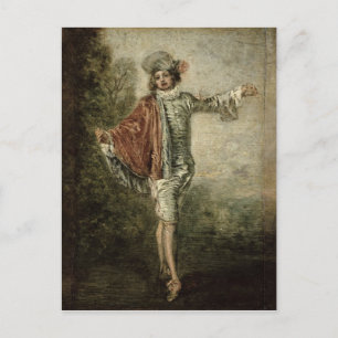 L'Indifferent, 1716 Postcard