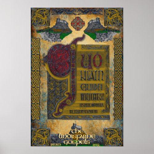 Lindisfarne Gospels Poster