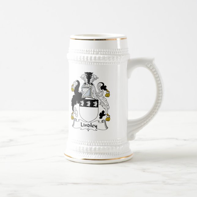 Lindley Family Crest Beer Stein (Right)