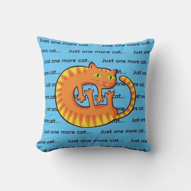 Lindo Gato, cat, kitten.  Throw Pillow (Front)