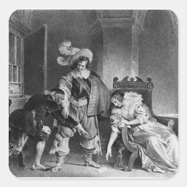 Lindor's letter square sticker (Front)