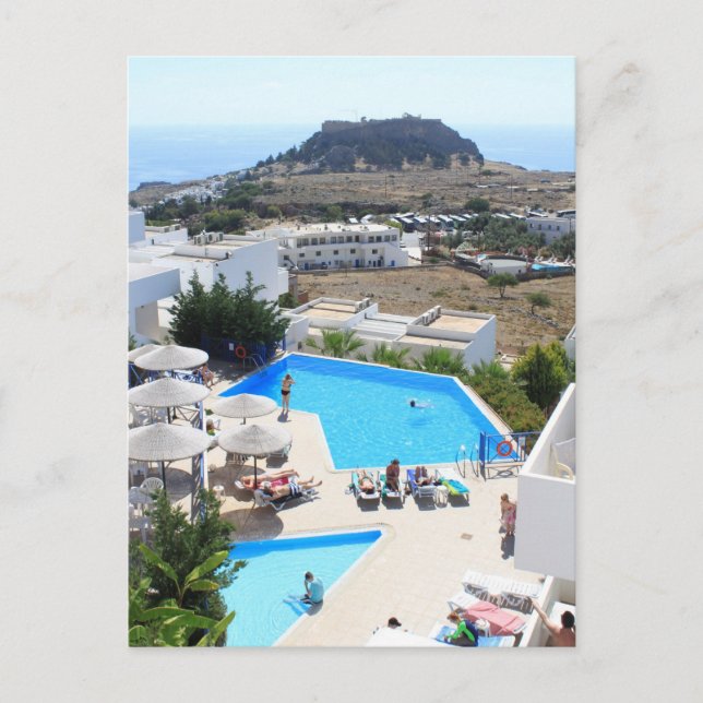 Lindos Gardens Postcard (Front)