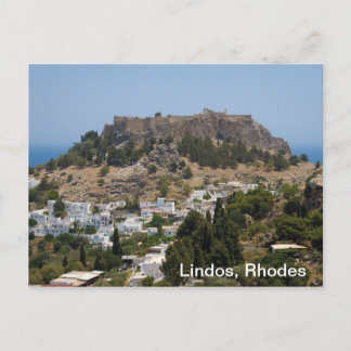Lindos, Rhodes Postcard