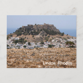 Lindos, Rhodes Postcard