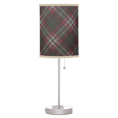 Lindsay Ancient Hunting Tartan Plaid Argyle Table Lamp