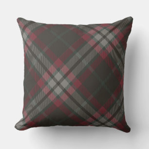 Lindsay Ancient Hunting Tartan Plaid Argyle Throw Pillow