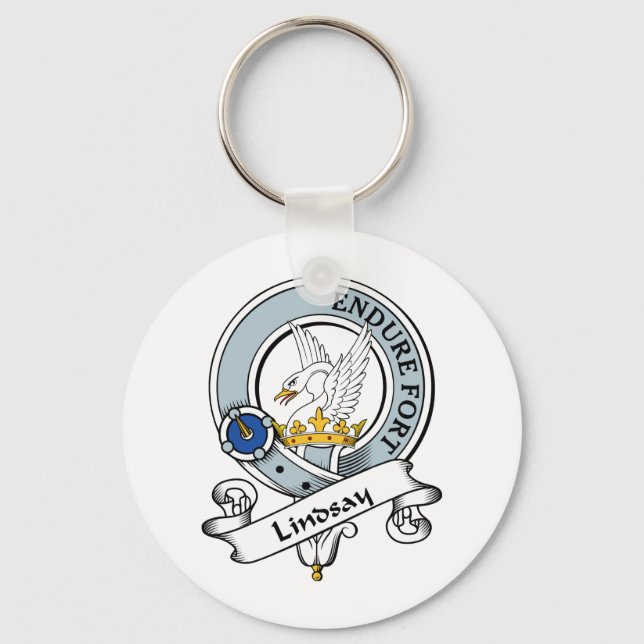 Lindsay Clan Badge Keychain (Front)